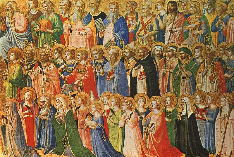 On All Saints' Day the Church celebrates a solemn feast for all deceased persons