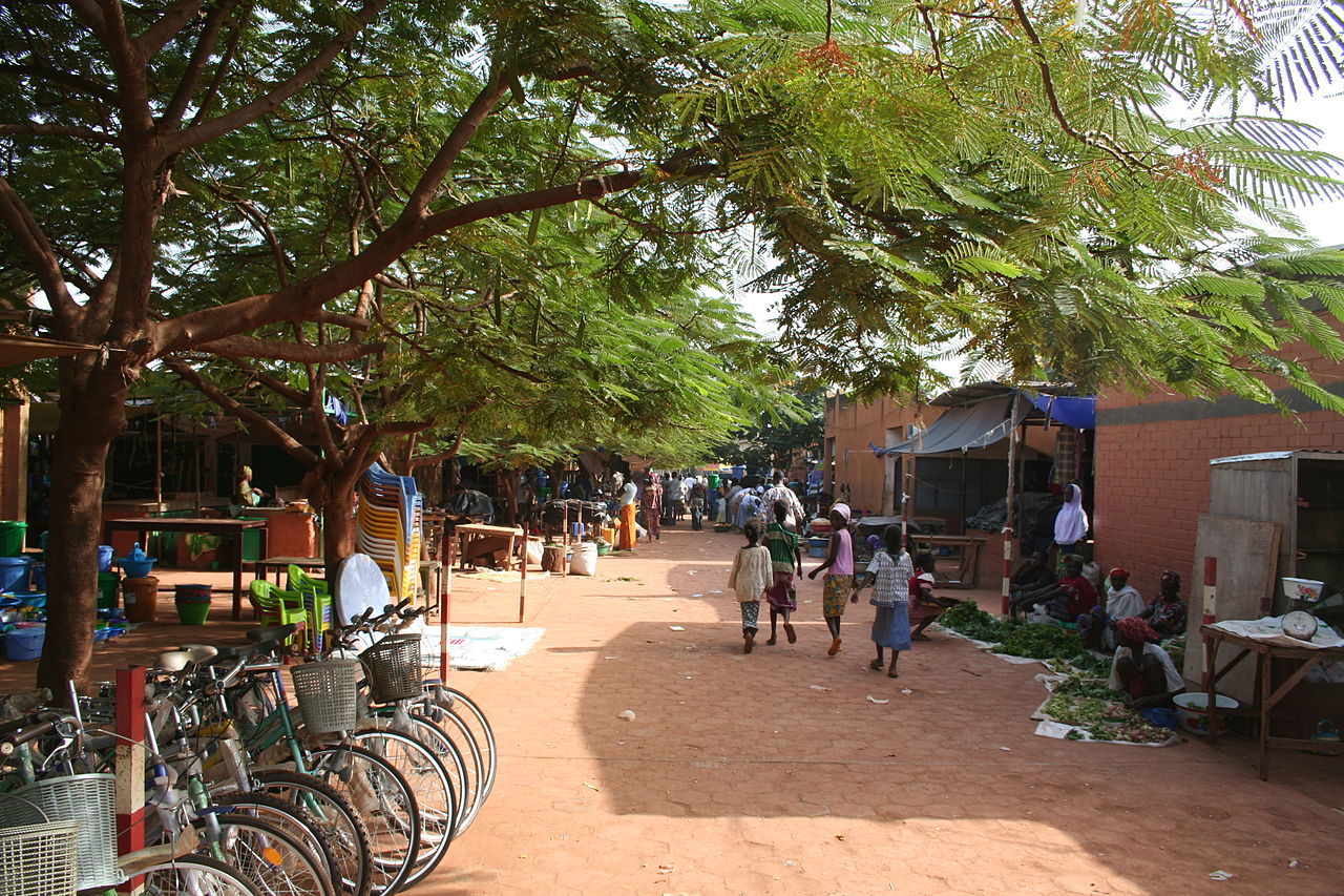 Ciudad de Burkina Faso. 