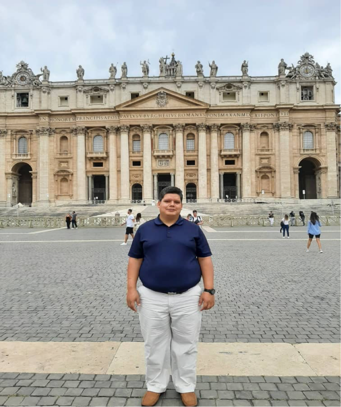 Ángel Alberto Cepeda Pérez- Seminarista de Venezuela-Estudiante de Teologia - Roma - Testimonios CARF