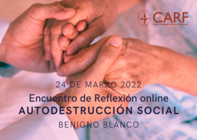Incontri Fondazione CARF incontro riflessione carf incontro autodistruzione sociale carf eutanasia