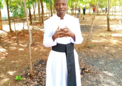 Benedicto seminarista de Tanzania, de una familia de nueve hijos