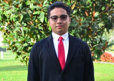 Binsaras iš Indonezijos, jauniausias Bidasoa seminaristas, sulaukęs 21 metų.