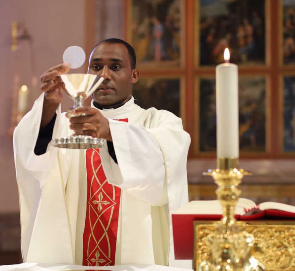 Temesgen Bekele Wecho, sacerdote de Etiopía.