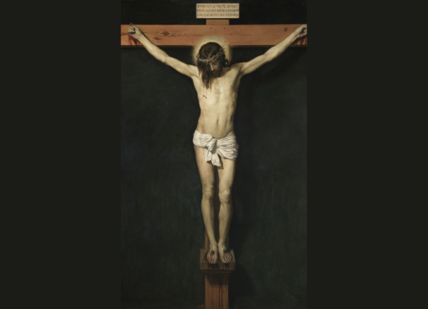In the fifth of the Sorrowful Mysteries we contemplate the Death of Jesus on the Cross.